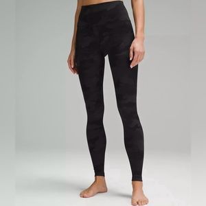 Camo Lululemon Leggings Size 8